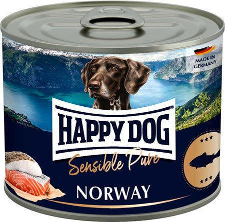 HAPPY DOG KONSERV, NORWAY, 100% HAVSFISK