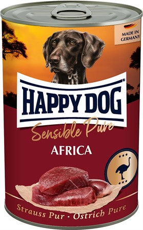 HAPPY DOG KONSERV, AFRICA, 100% STRUTS 400G