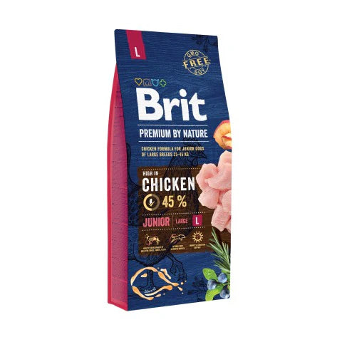 BRIT PBN JUNIOR L VALPFODER MED SMAK AV KYCKLIG