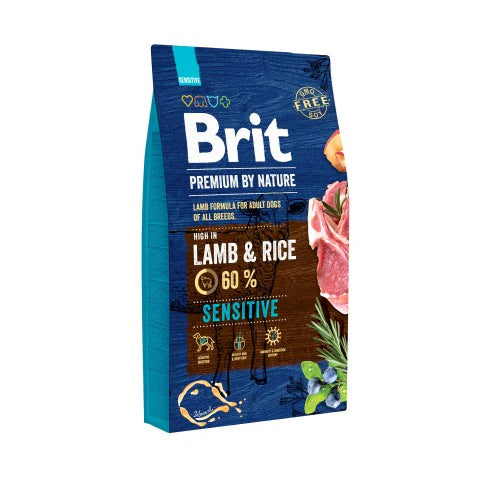 BRIT PBN SENSITIVE LAMM & RICE FÖR KÄNSLIGA MAGAR