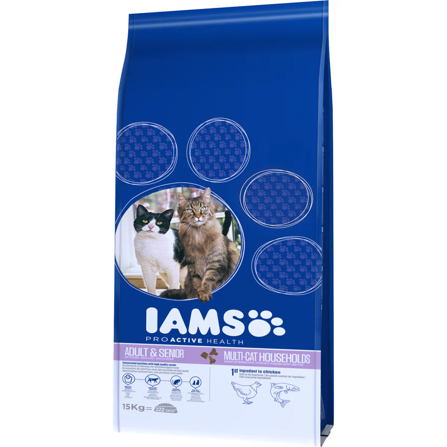 IAMS CAT ADULT MULTI-CAT 15KG