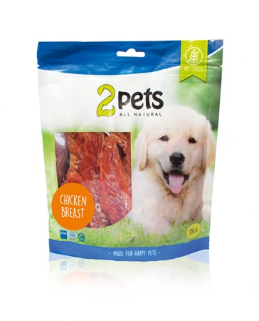 2PETS DOGSNACK CHICKEN BREAST 350 G