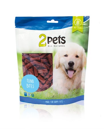 2PETS DOGSNACK TUNA BITES 400 G