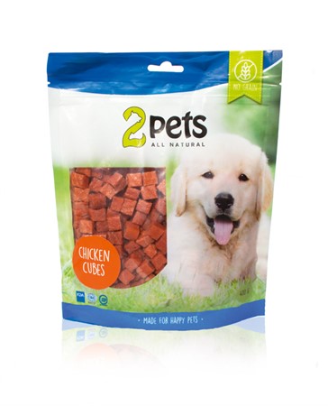2PETS CHICKEN CUBES 400 G