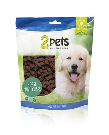 2PETS DOGSNACK HORSE MINICUBES 400G