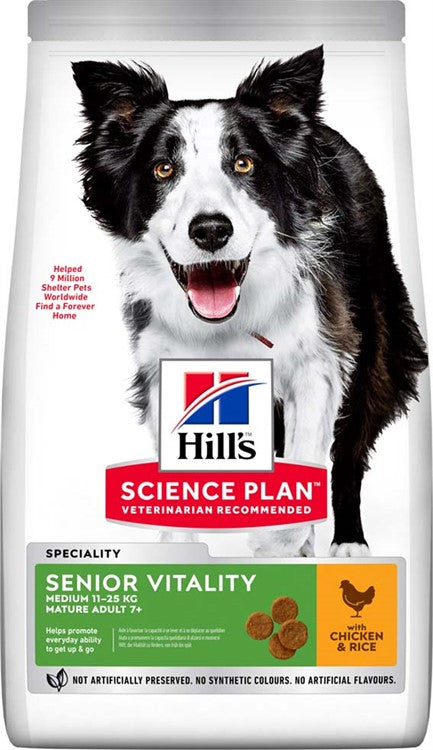 HILLS  SCIENCE PLAN SENIOR VITALITY MED CHICKEN