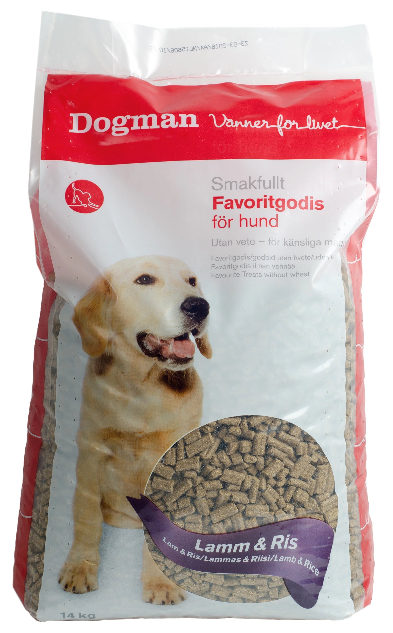 DOGMAN FAVORITE TREATS LAMB & RICE 14KG