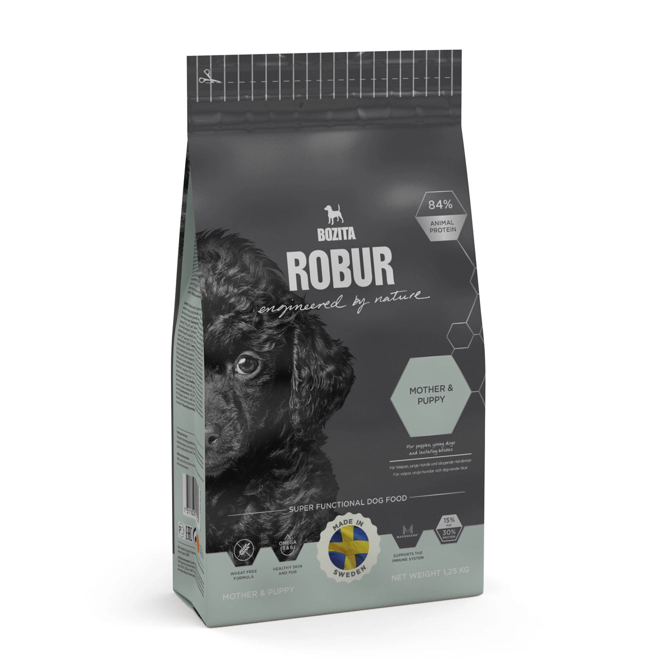 BOZITA ROBUR MOTHER PUPPY 1,25KG, 3,25KG, 14KG