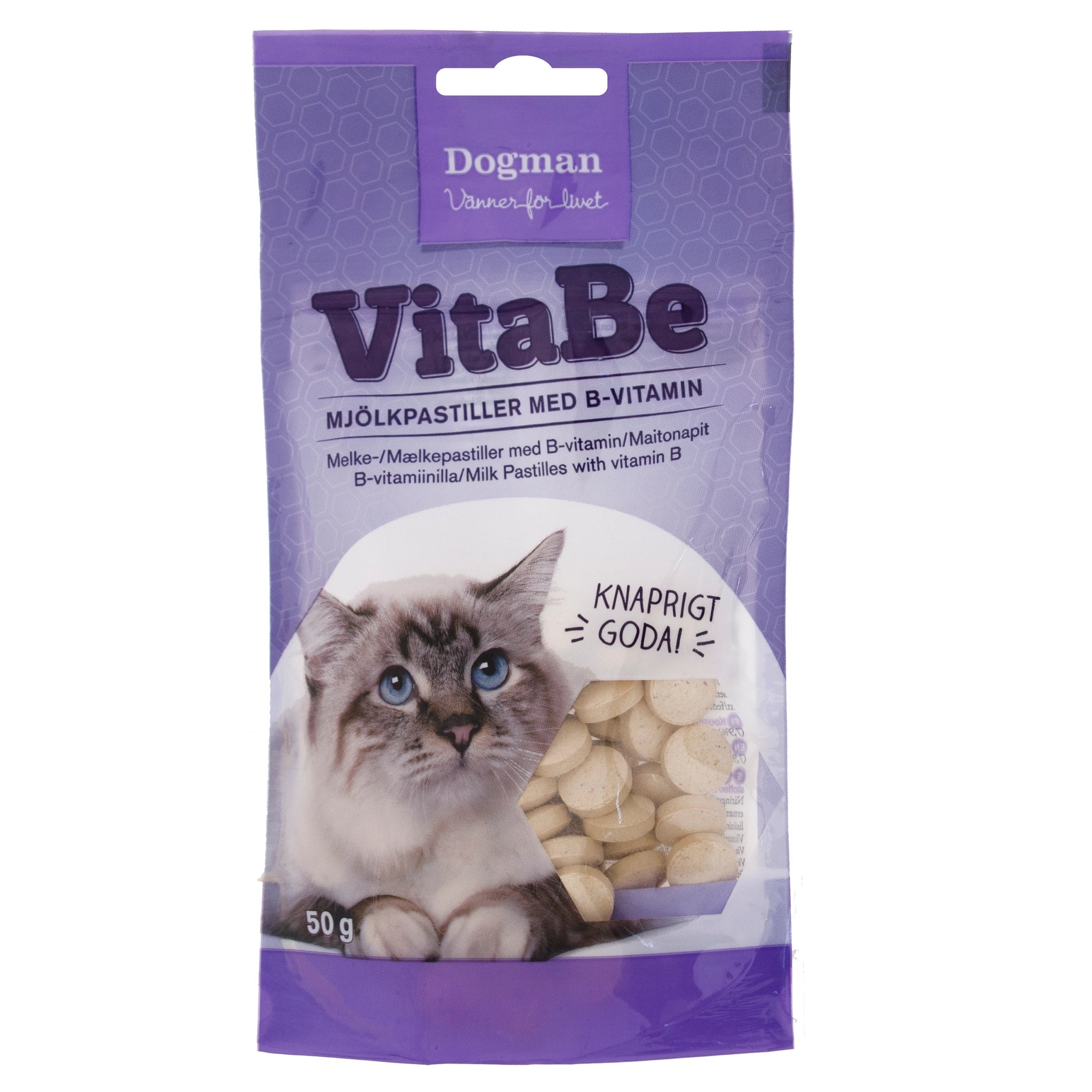 DOGMAN VITABE MJÖLK PASTILLER KATT