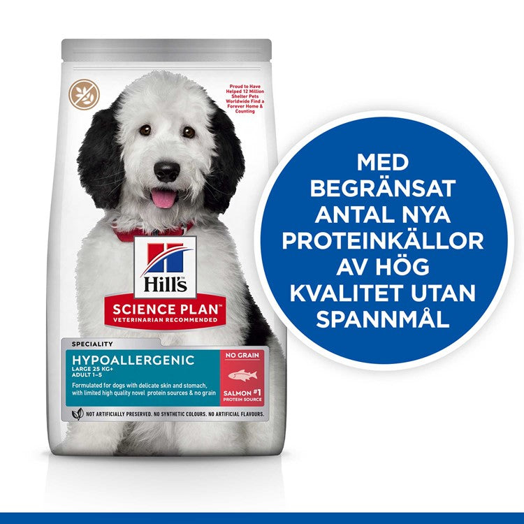 HILLS CANINE ADULT Canine HYPOALLERGENIC LARGE BREED SALMON