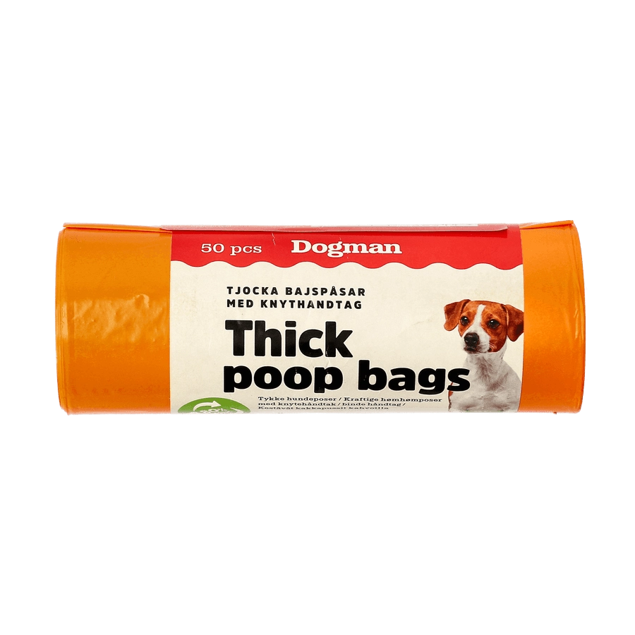 DOGMAN BAJSPÅSAR MED HANDTAG 50p