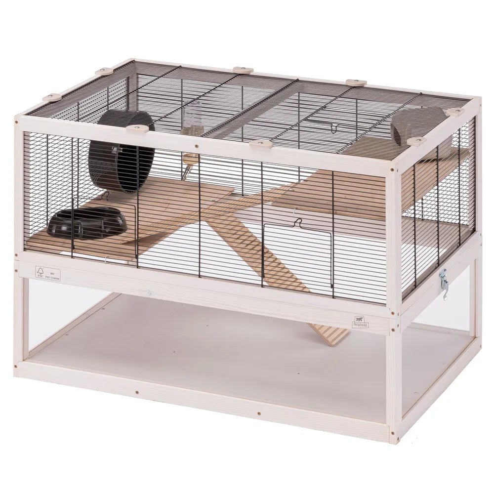 FERPLAST CAGE DOMSTER BLACK SMÅDJURSBUR
