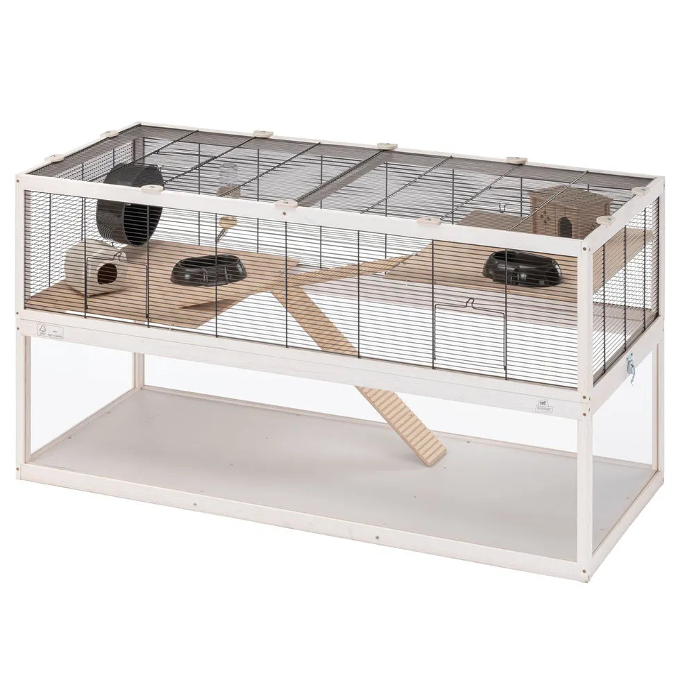 FERPLAST CAGE DOMSTER BLACK SMÅDJURSBUR