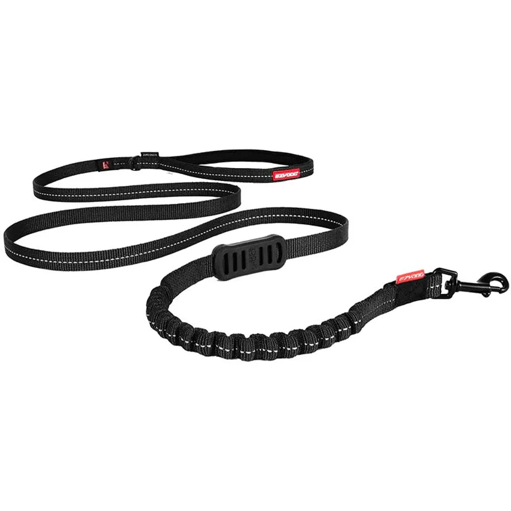 EZYDOG KOPPEL ZERO SHOCK LITE 120CM SVART