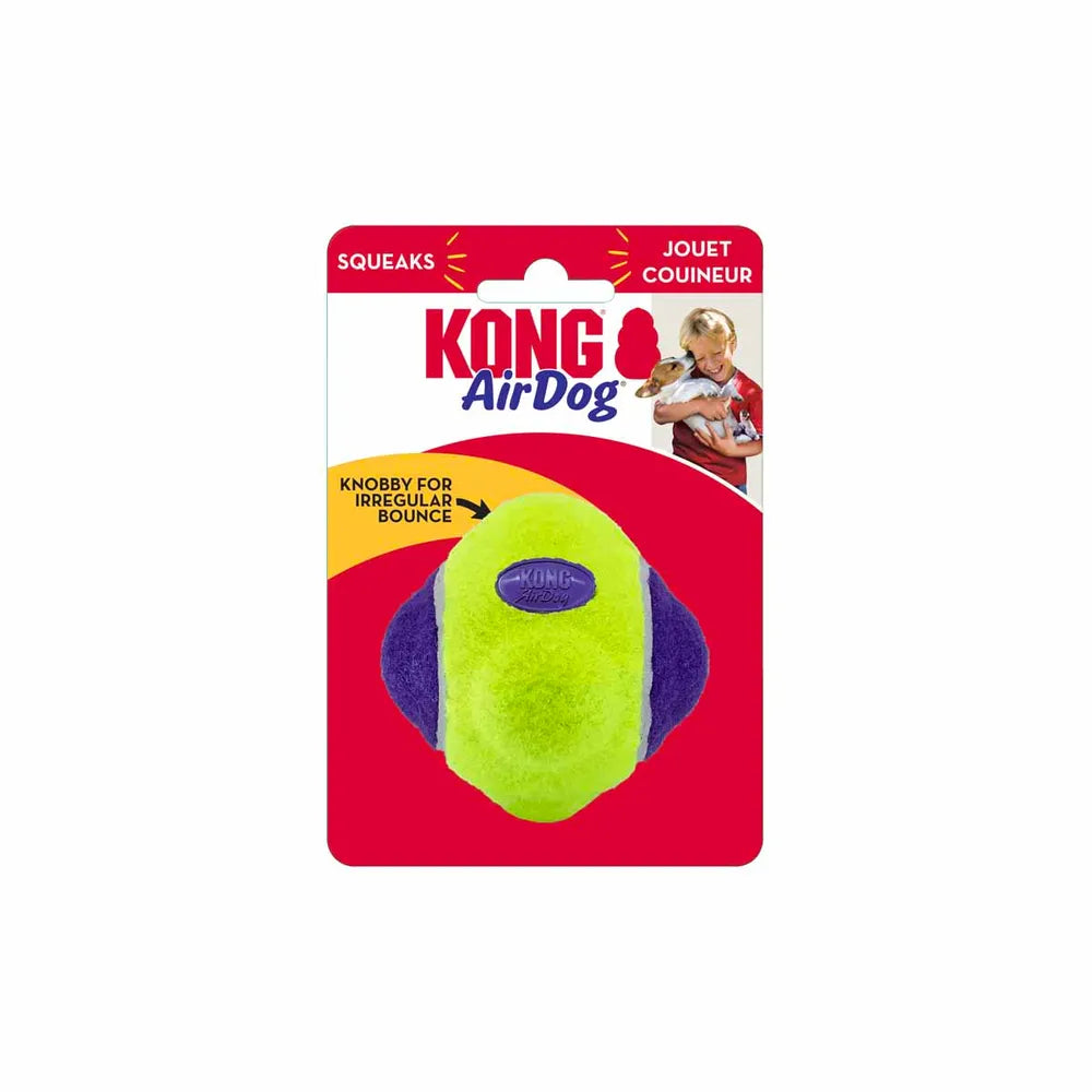 KONG AIRDOG SQUEAKER KNOBBY BALL XS/S, M/L