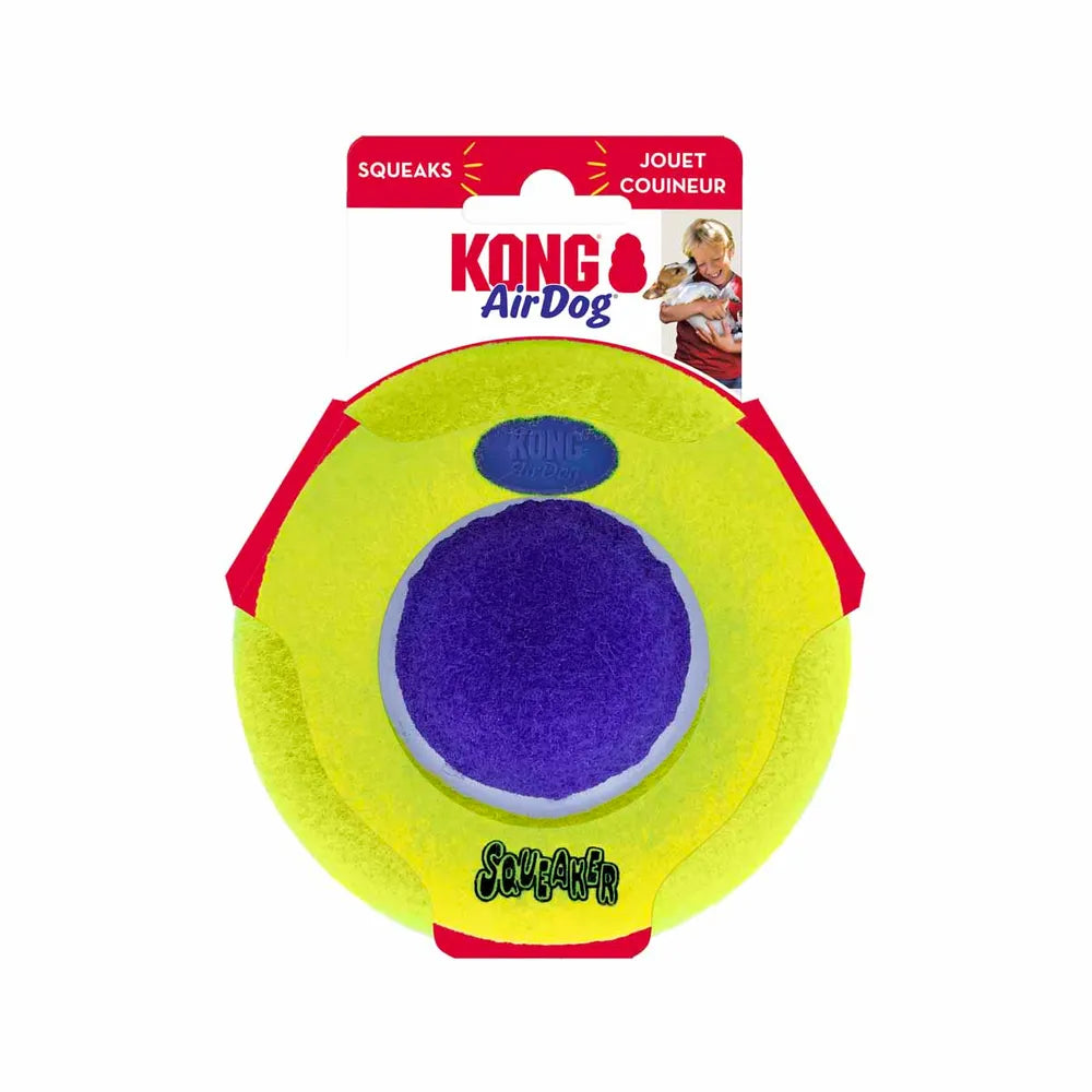 KONG AIRDOG SQUEAKER SAUCER M/L 23x16,5x6,5CM