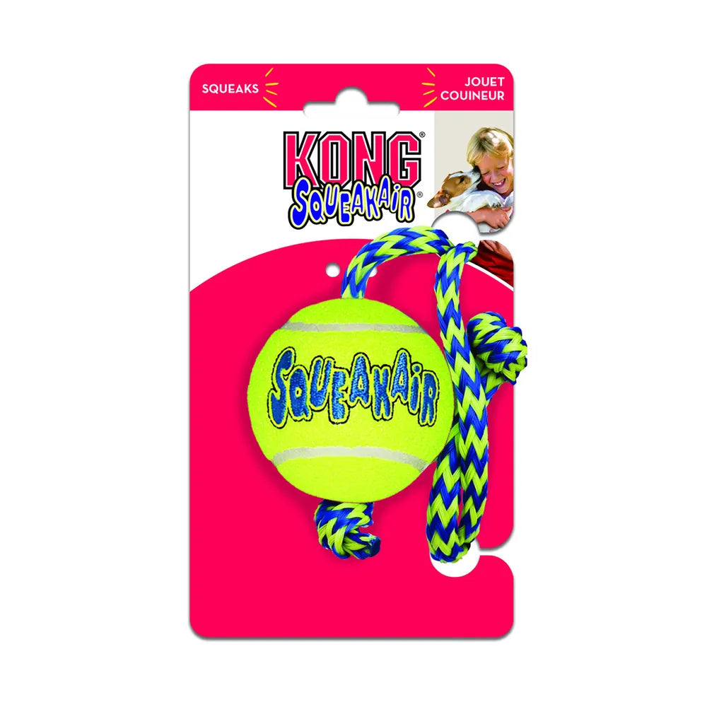 KONG AIRDOG SQUEAKAIR TENNISBOLL M REP 7CM