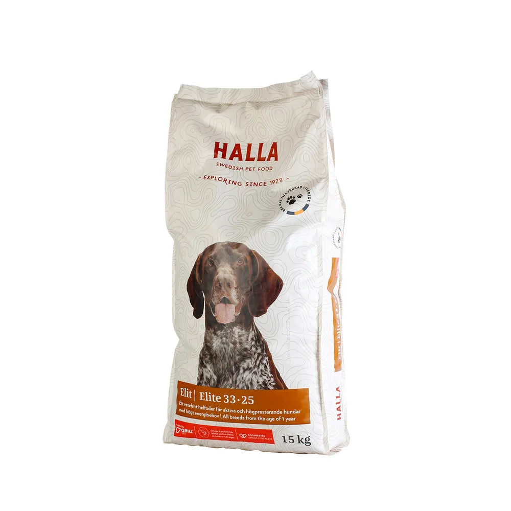 HALLA HUNDFODER ELIT 33-25 15KG