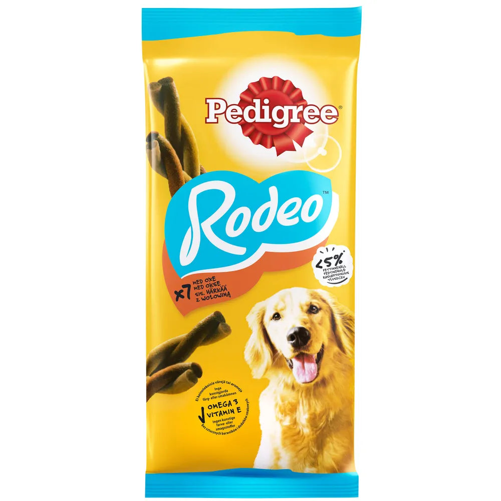 PEDIGREE RODEO OXKÖTT 123GR 12ST