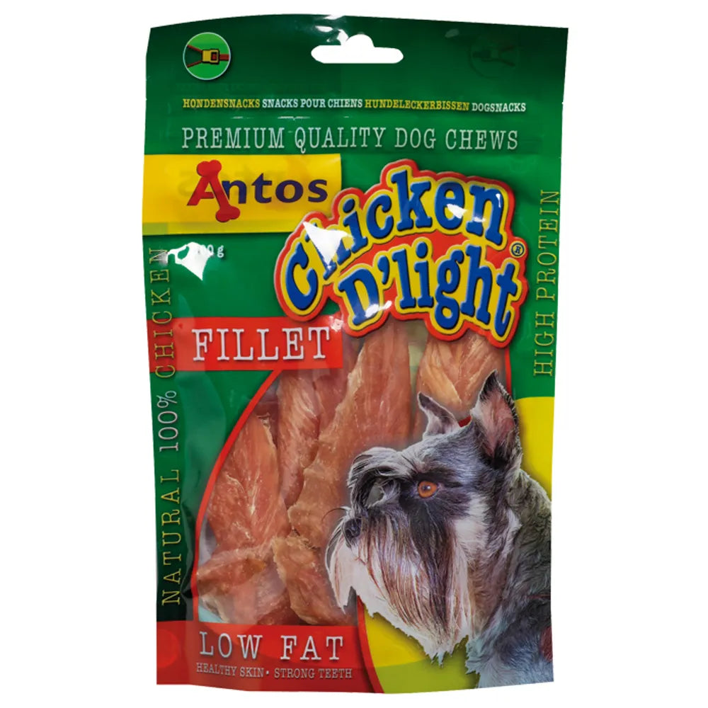 ANTOS HUNDSNACKS CHICKEN D'LIGHT FILÉ 20X 100G
