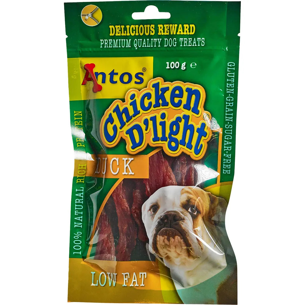 ANTOS HUNDSNACKS CHICKEN D'LIGHT DUCK 20X 100G