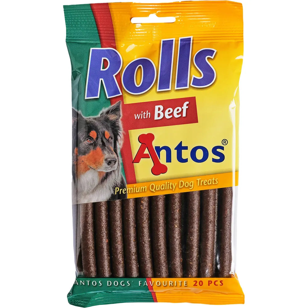 ANTOS HUNDSNACKS ROLLS BIFF 20ST 14X