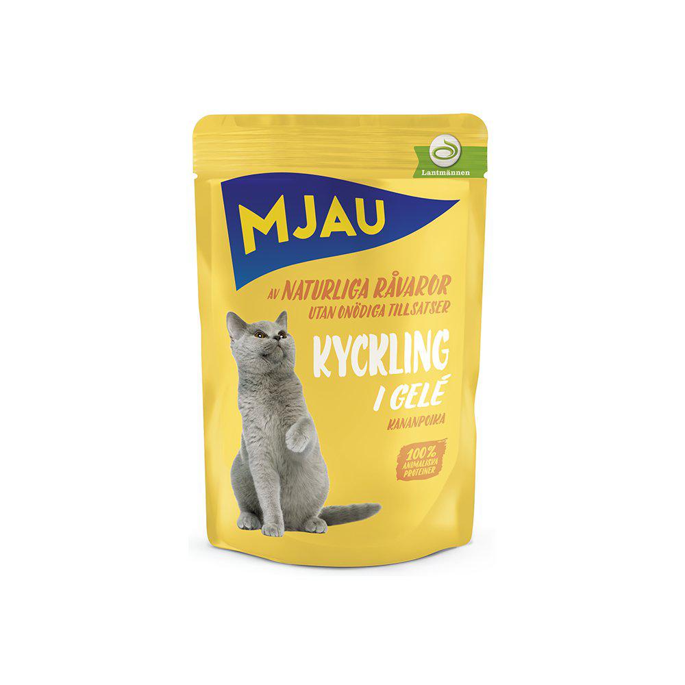 MJAU POUCH KYCKLINGI GELÉ 12 PACK