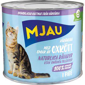 MJAU KONSERV SMAK AV OXKÖTT 12 PACK