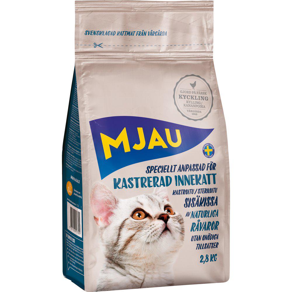MJAU KASTRERAD INNEKATT FODER