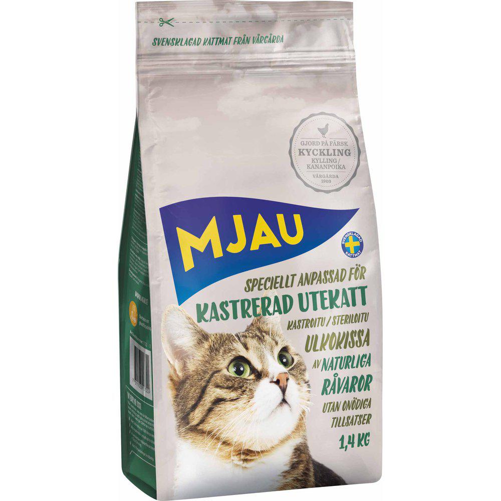 MJAU KASTRERAD UTEKATT FODER