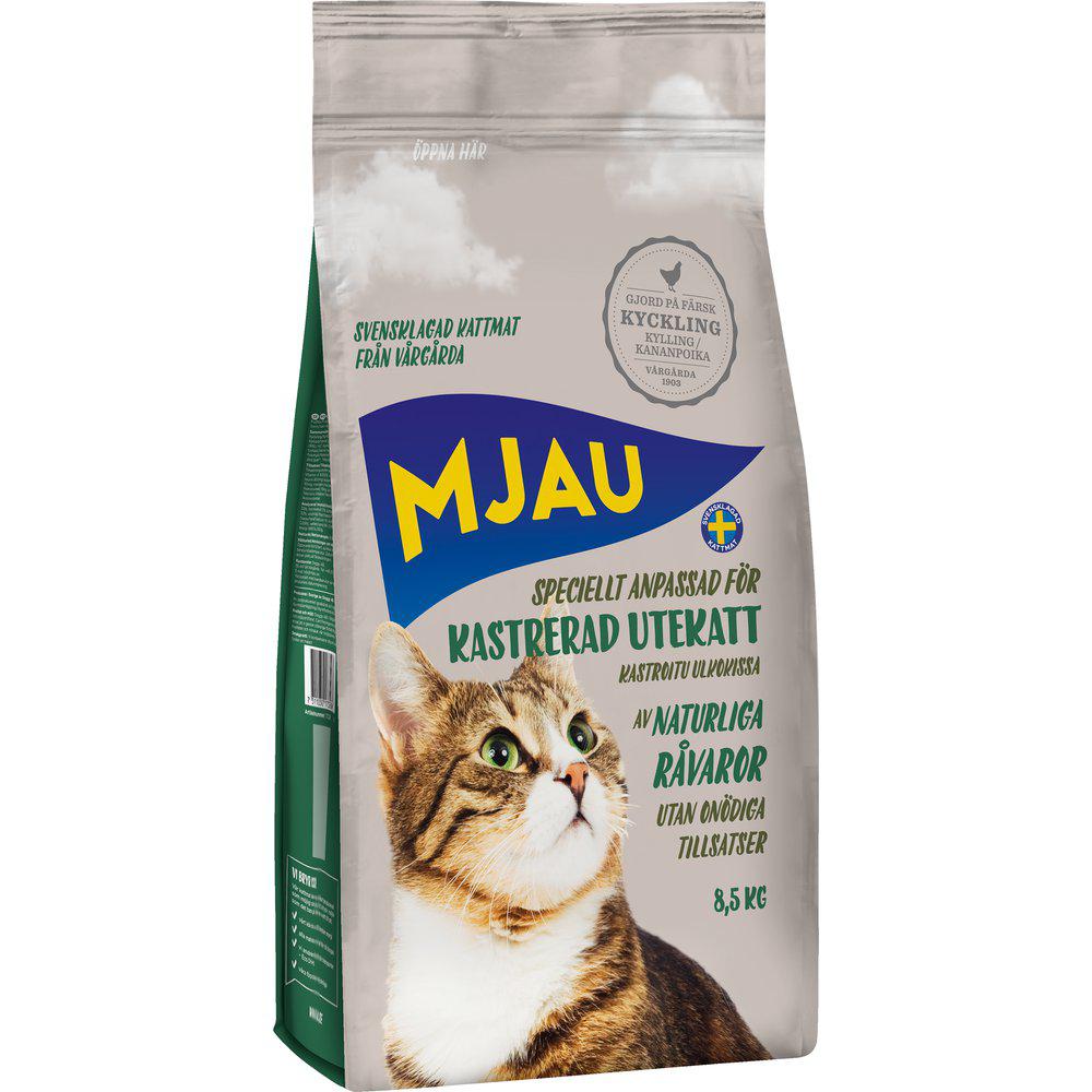 MJAU KASTRERAD UTEKATT FODER