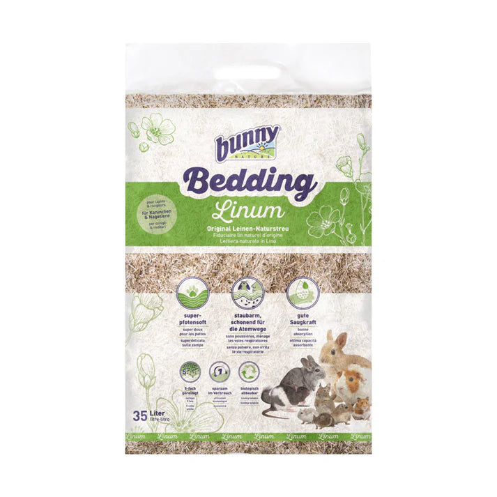 BUNNY NATURE BEDDING LINUM 35L