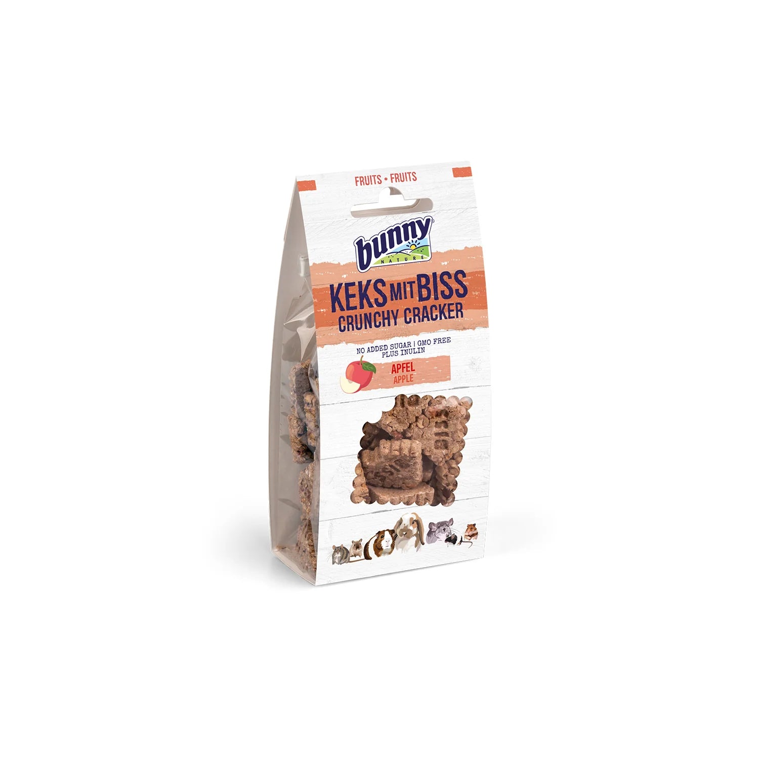 BUNNY NATURE CRUNCHY CRACKER ÄPPLE 50G