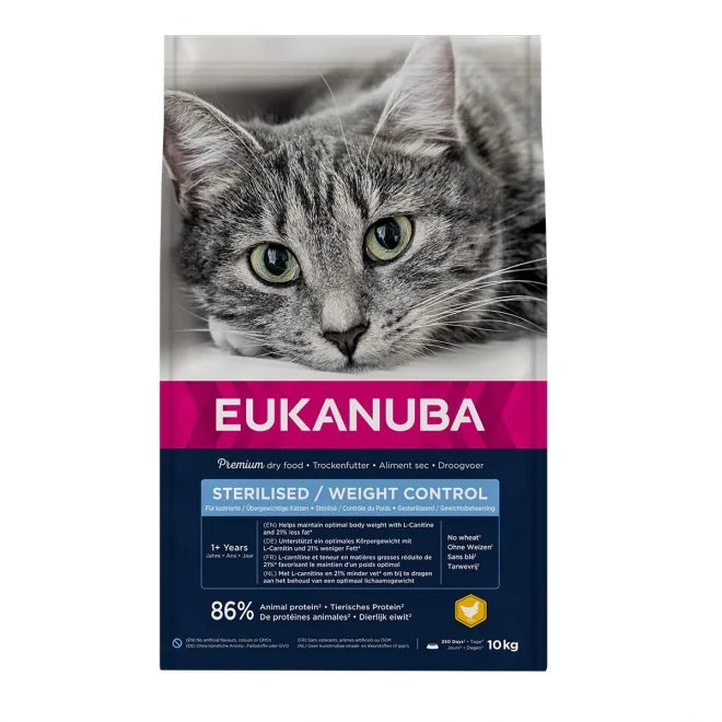 EUKANUBA ADULT STERILISED & WEIGHT CONTROL CHICKEN