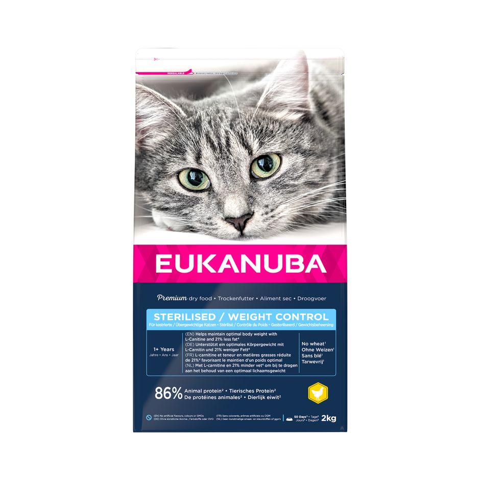 EUKANUBA ADULT STERILISED & WEIGHT CONTROL CHICKEN