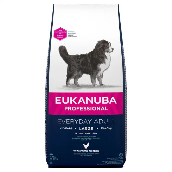 EUKANUBA EVERYDAY ADULT LARGE 16.5KG