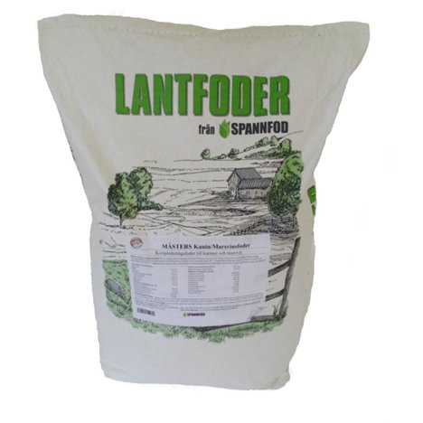 MÄSTERS FODER KANIN/MARSVIN PELLETS M C-VITAMIN 20KG